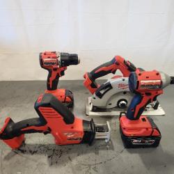 AS-IS- Milwaukee M18 4-Tool Combo Kit