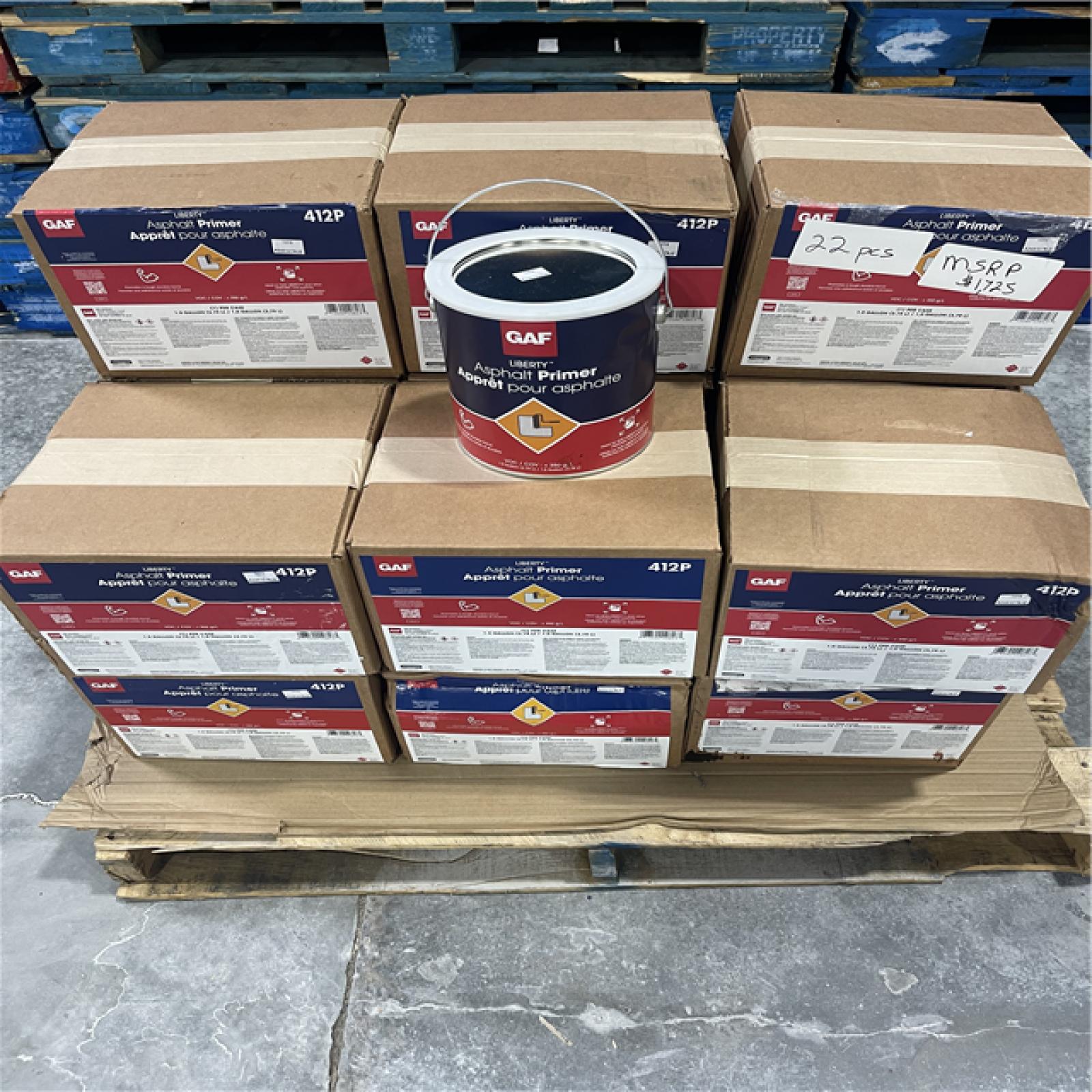 Atlanta Location As-Is AsPHALT PRIMER (One Pallet) 22 units