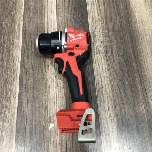 AS-IS Milwaukee 18V Lithium-Ion Brushless Cordless 1/2 in. Compact Drill/Driver (Tool-Only)