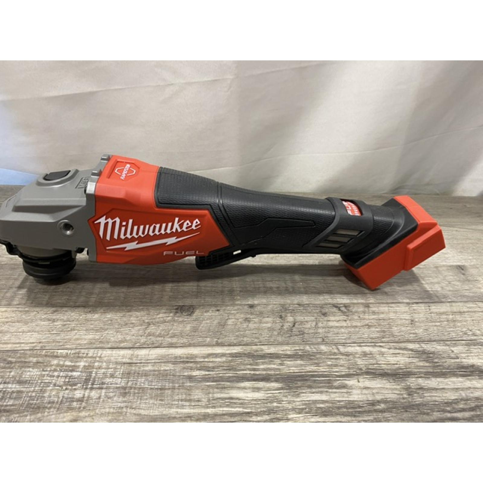 AS-IS Milwaukee FUEL 18-Volt Lithium-Ion Brushless Cordless 4-1/2 in./6 in. Braking Grinder with Paddle Switch (Tool-Only)