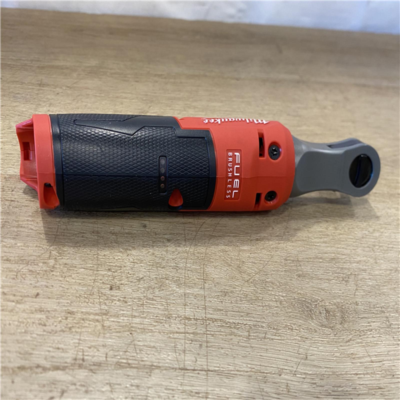 AS-IS Milwaukee FUEL 12-Volt Lithium-Ion Brushless Cordless High Speed 3/8 in. Ratchet (Tool-Only)