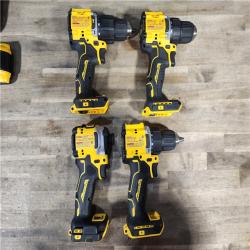 HOUSTON LOCATION - AS-IS DEWALT 4 TOOL COMBO KIT W/ (2) BATTERY & CHARGER