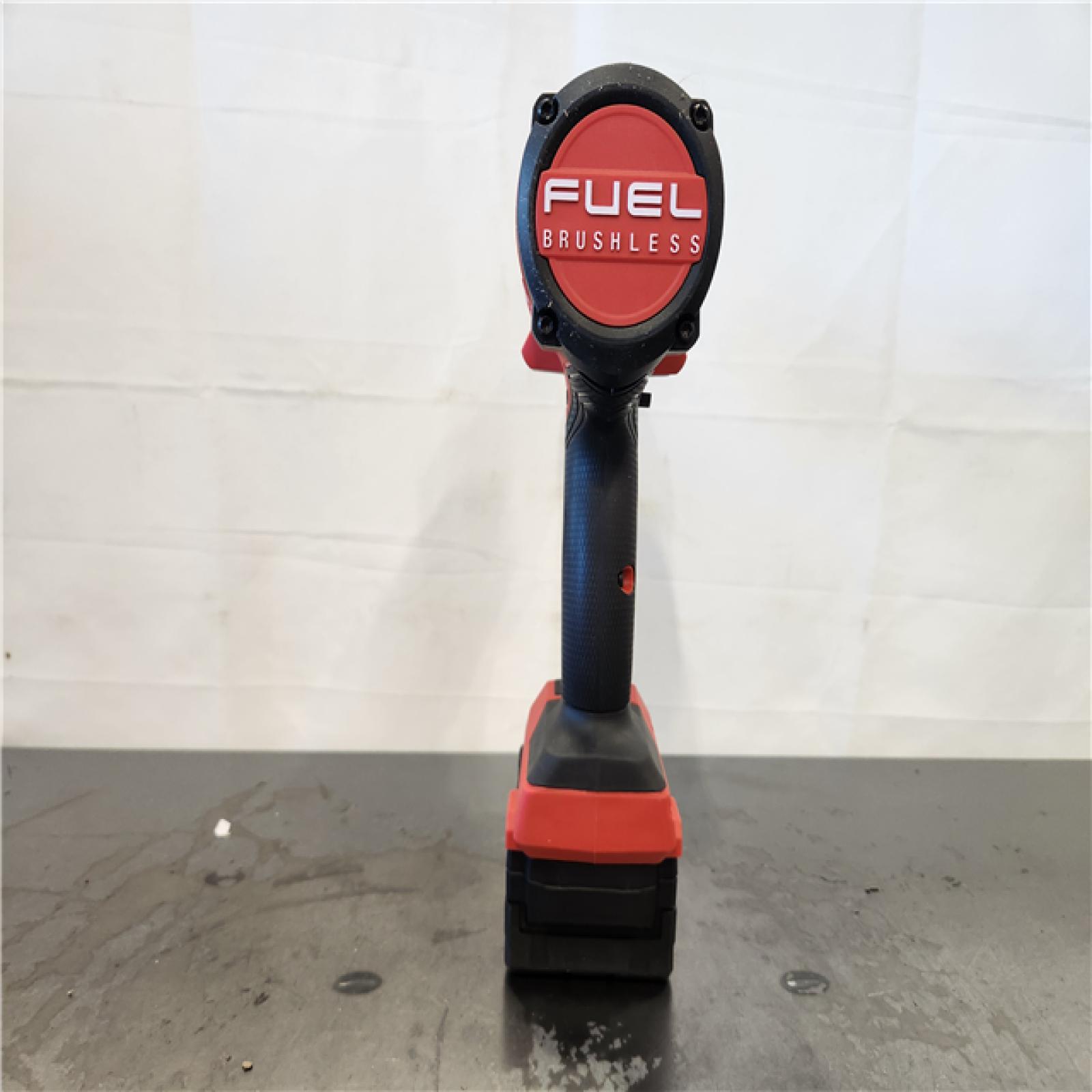 AS-IS- Milwaukee FUEL 18V Lithium-Ion Brushless Cordless 1/2 in. Impact Wrench w/Friction Ring Kit