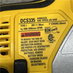 AS-IS DEWALT 20V MAX XR Cordless Barrel Grip Jigsaw (Tool Only)