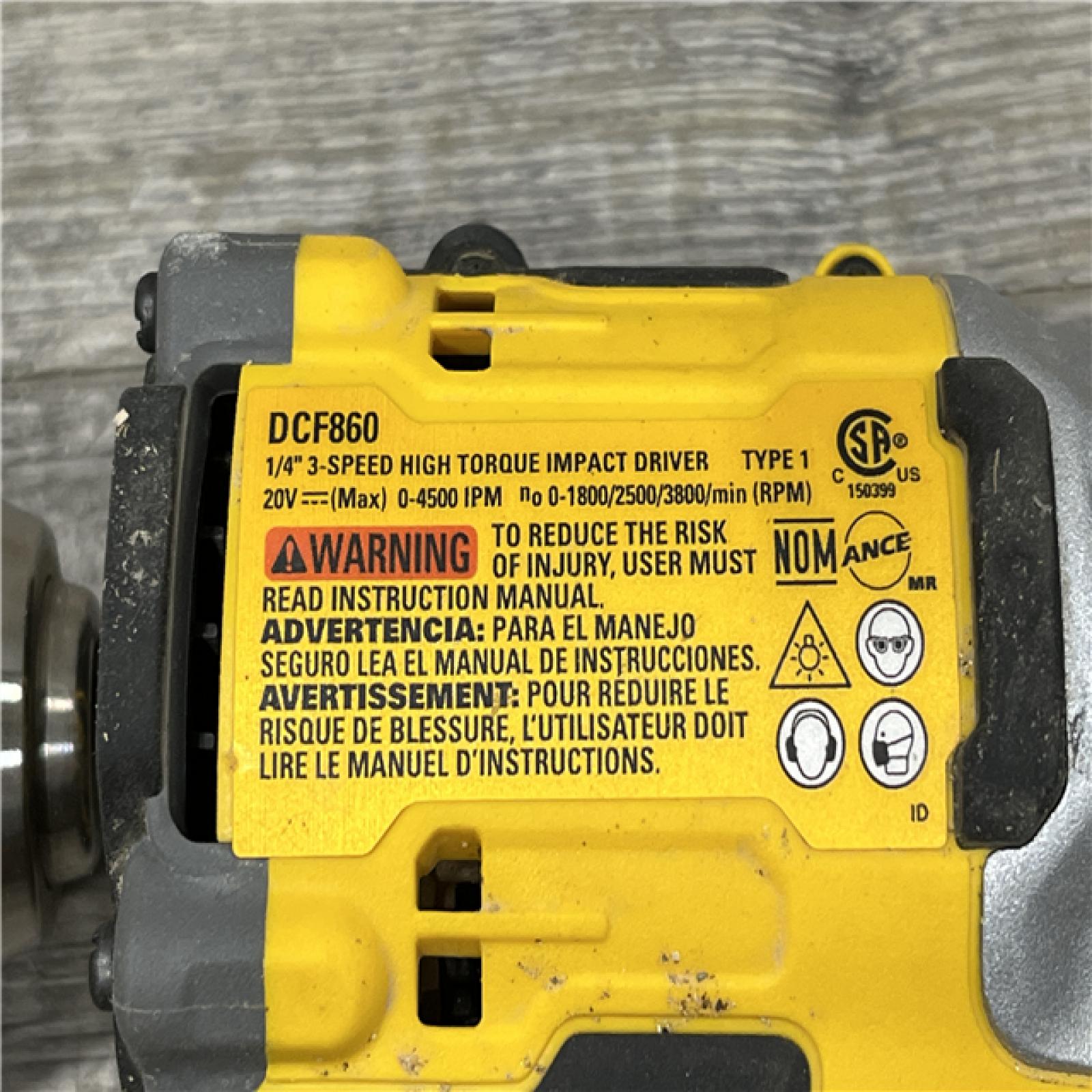 AS-IS DEWALT 20V XR Lithium-Ion Cordless 2-Tool Combo Kit