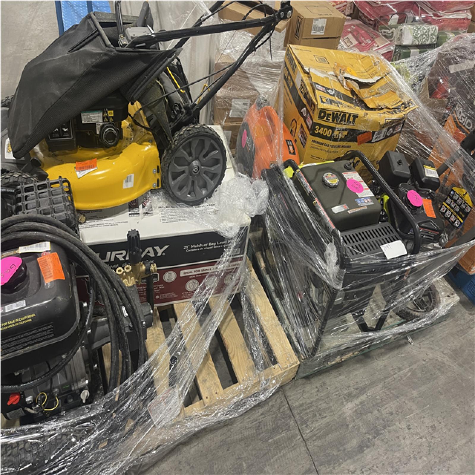 Pittston Location As-Is Outdoor Power Equipment Truckload (26 pallets) Lot 7199