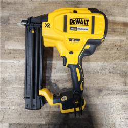 HOUSTON LOCATION - AS-IS DEWALT 20V MAX XR Lithium-Ion Electric Cordless 18-Gauge Brad Nailer (Tool Only)
