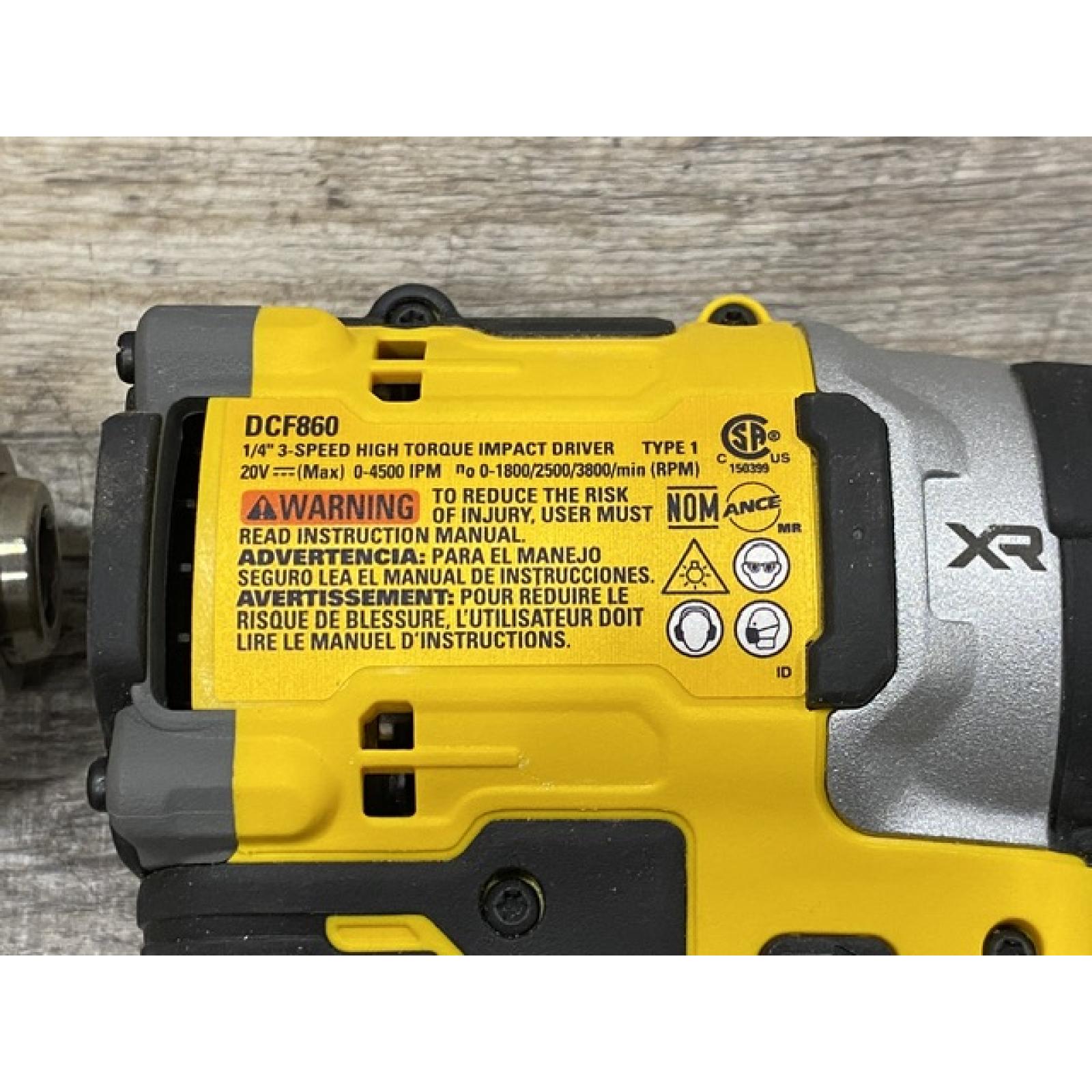 AS-IS DEWALT 20V XR Lithium-Ion Cordless 2-Tool Combo Kit