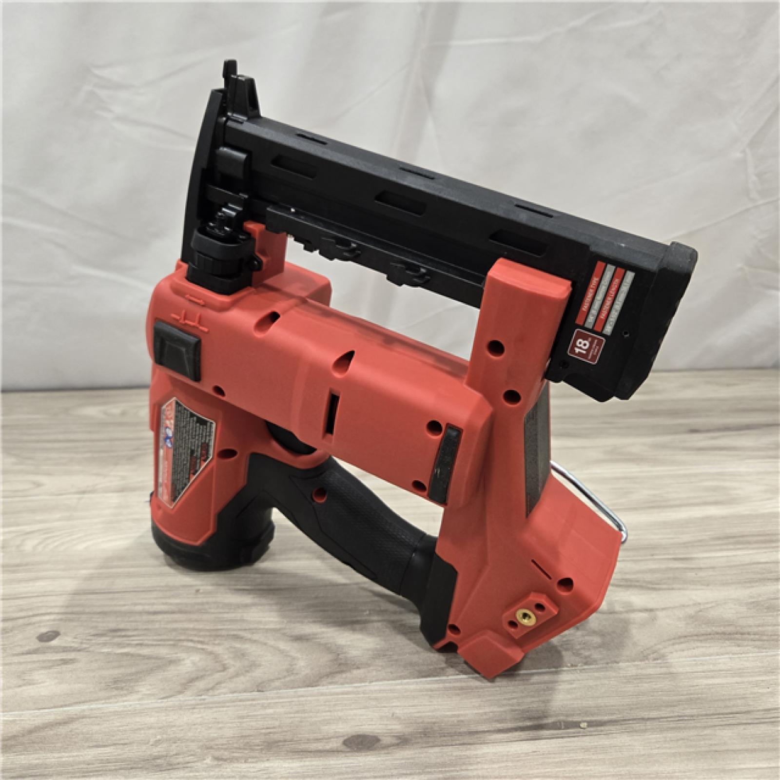 AS-IS MILWAUKEE FUEL 18V Cordless 18-Gauge 1/4 in. Narrow Crown Stapler (Tool-Only)