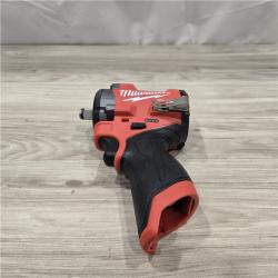 AS-IS Milwaukee M12 FUEL 12V Cordless Stubby 1/2 in. Impact Wrench (Tool-Only)