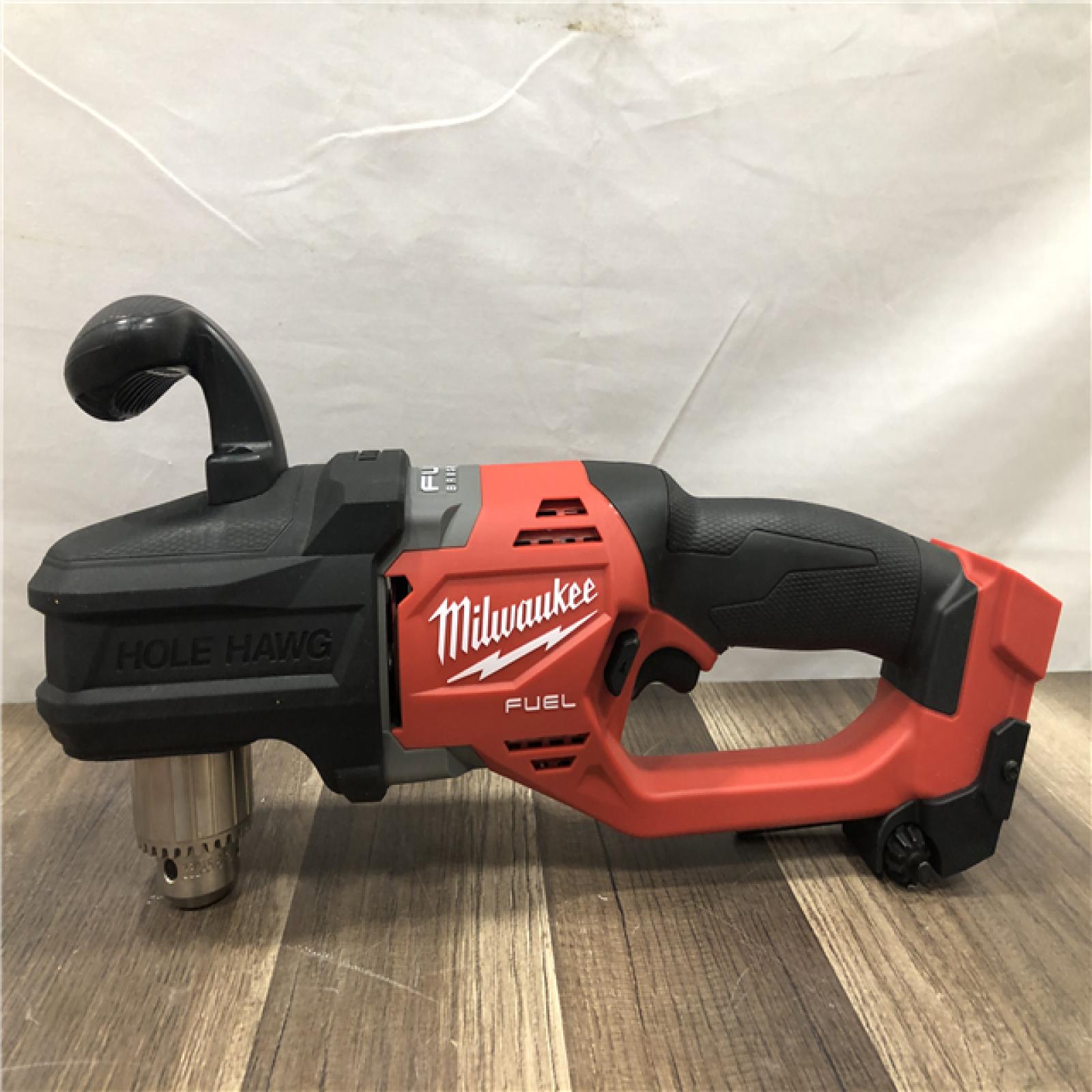 AS-IS Milwaukee FUEL GEN II 18V Lithium-Ion Brushless Cordless 1/2 in. Hole Hawg Right Angle Drill (Tool-Only)