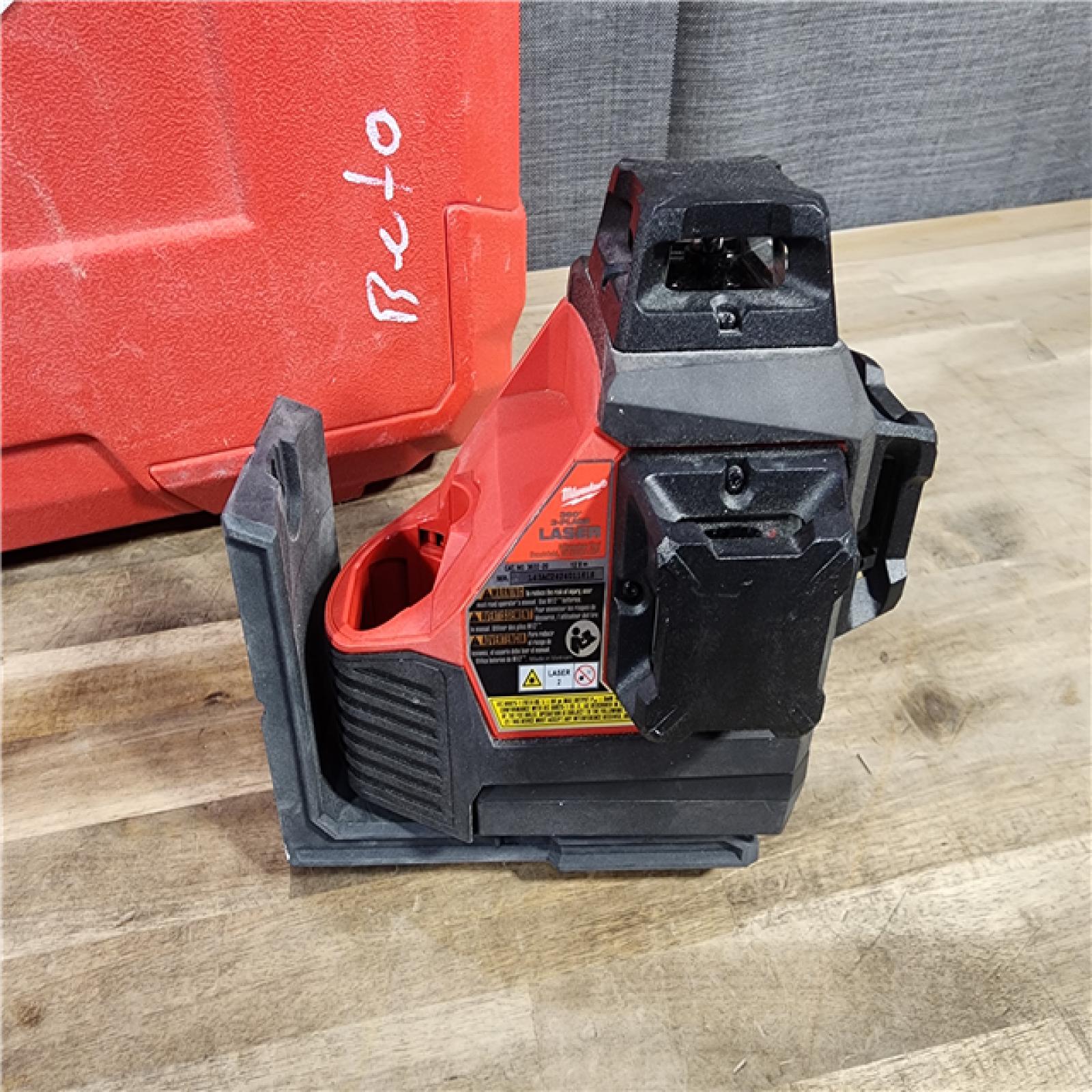 HOUSTON - LOCATION - AS-IS Milwaukee-3632-21 M12 Green Beam Laser 360° 3-Plane Kit