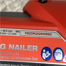 AS-IS Milwaukee FUEL 3-1/2 in 18V 21-Degree Lithium-Ion Brushless Cordless Nailer (Tool Only)