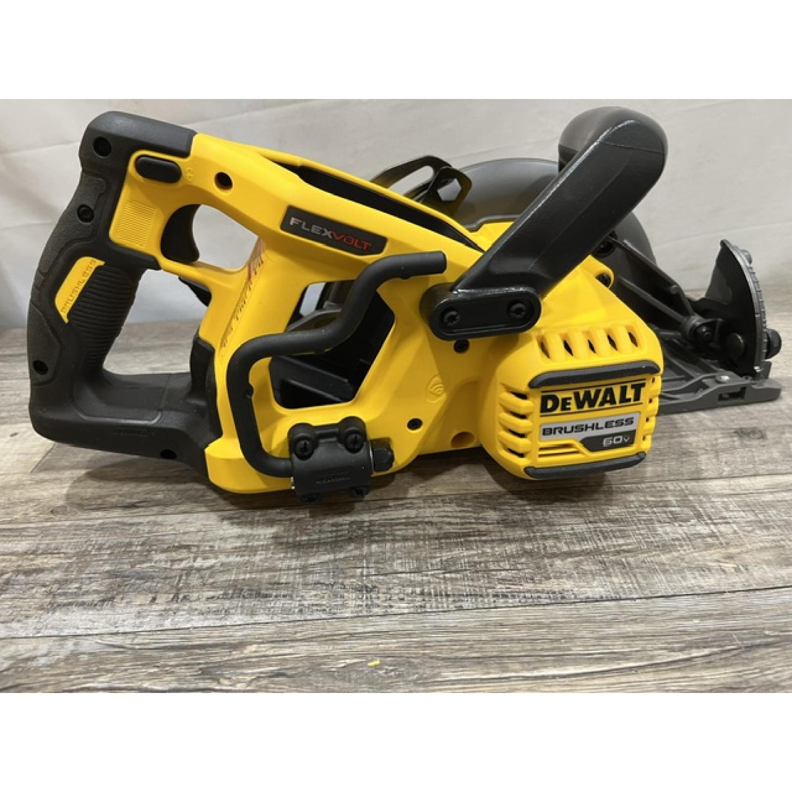 AS-IS DEWALT FLEXVOLT 60V MAX Cordless Brushless 7-1/4 in. Wormdrive Style Circular Saw (Tool Only)