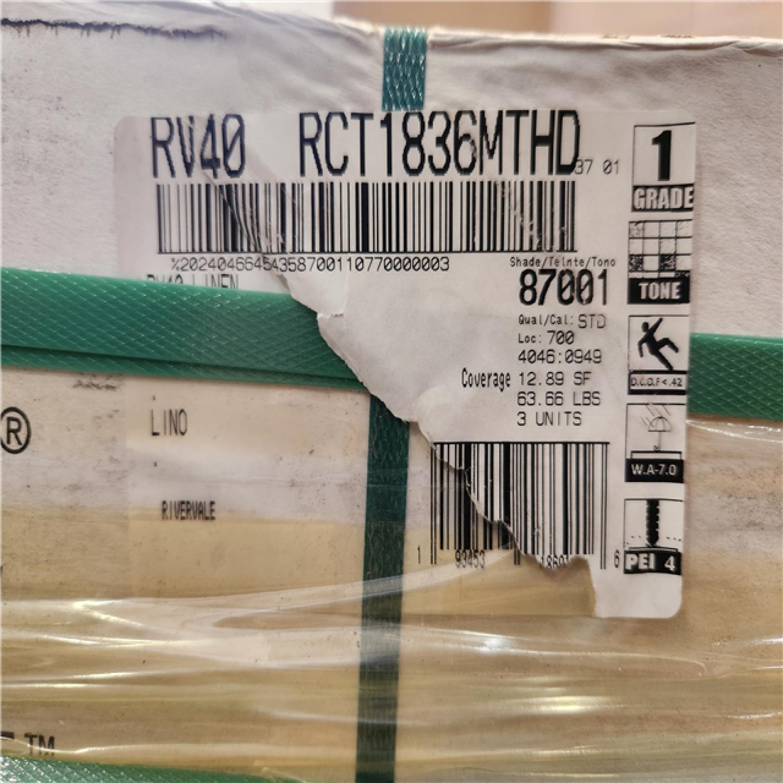 Phoenix NEW Daltile Rivervale Linen 18 in. x 36 in. Glazed Ceramic Floor and Wall Tile (257 sq. ft./20 Case)