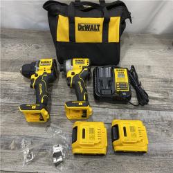 AS-IS DEWALT ATOMIC 20-Volt MAX Lithium-Ion Cordless Combo (2-Tool) Kit