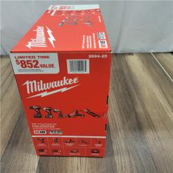 NEW!  M18 18V Lithium-Ion Cordless Combo Kit (5-Tool) with (2) Batteries, Charger and Tool Bag