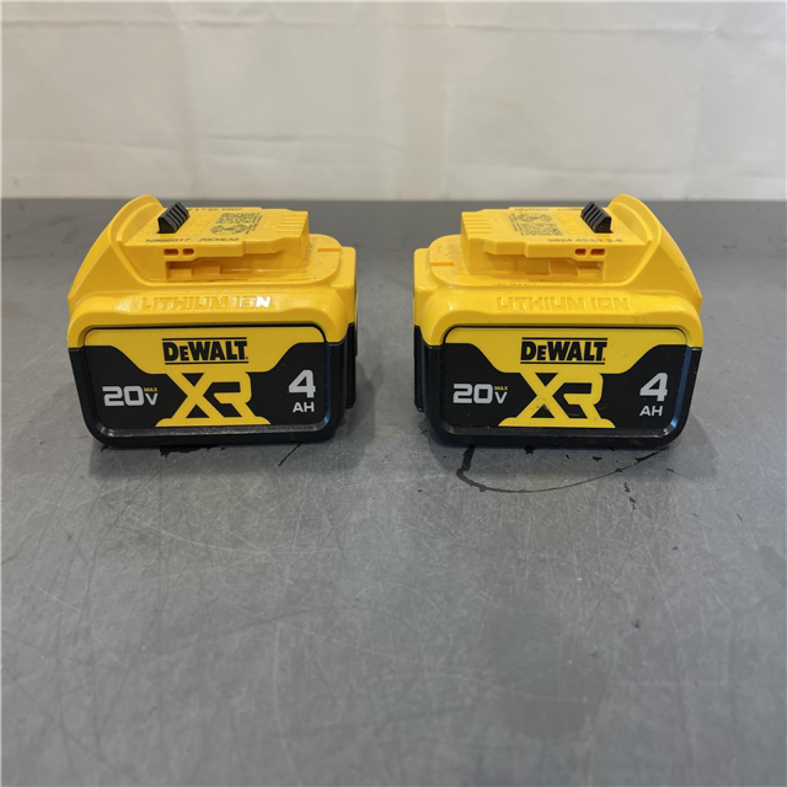 AS-IS - Dewalt 20-Volt MAX XR Lithium-Ion Premium Battery Pack 4.0Ah (2-Pack)