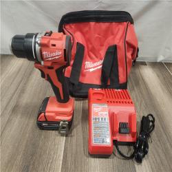 AS-IS- Milwaukee M18 Compact Next Gen 1/2 in. Brushless Cordless Drill/Driver Kit (Battery & Charger)