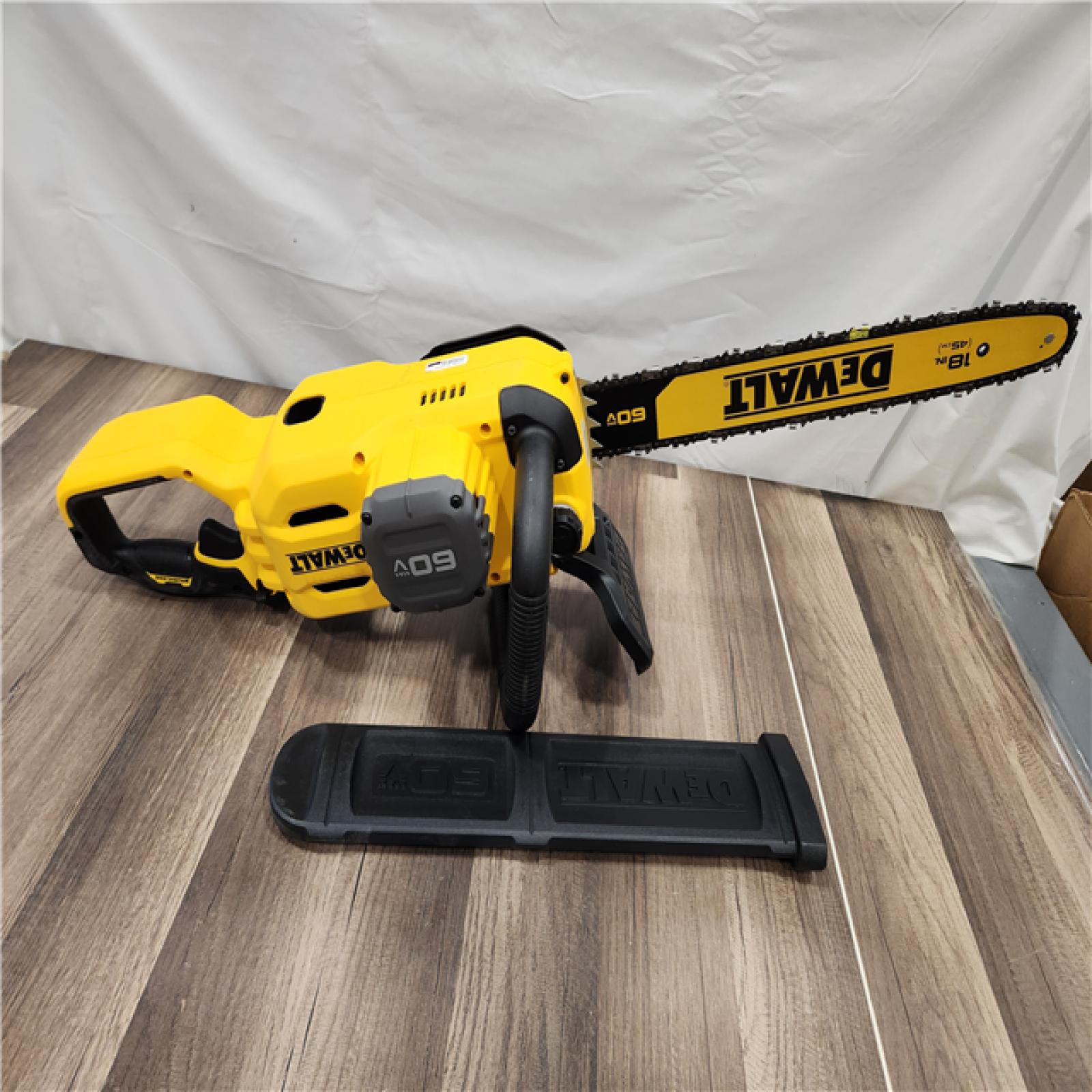 AS-IS - DEWALT FLEXVOLT 60V MAX Brushless Cordless 18 Chainsaw (Tool Only)