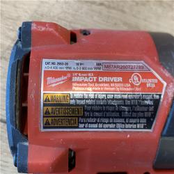 AS-IS Milwaukee FUEL 18V Lithium-Ion Brushless Cordless Hammer Drill and Impact Driver Combo Kit