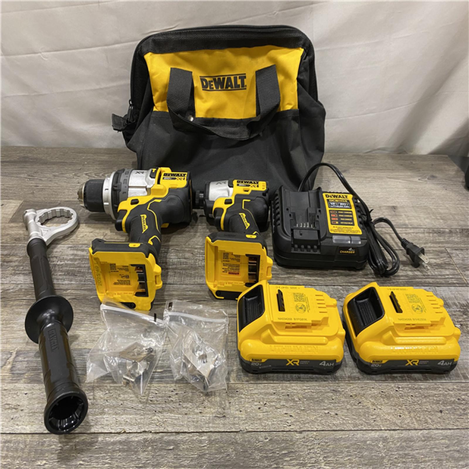 AS-IS DEWALT 20V MAX Lithium-Ion Cordless 2-Tool Combo Kit