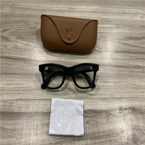 AS-IS Ray-Ban Meta Wayfarer RW4006 - Rectangle Square Black