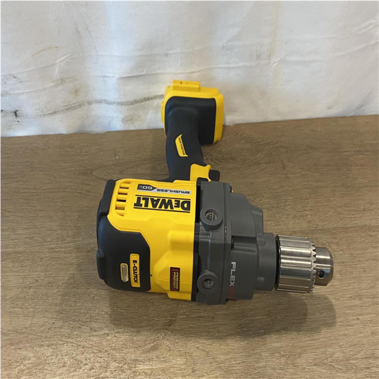 AS-IS DEWALT FLEXVOLT 60-Volt MAX Cordless Brushless 1/2 in. Mixer/Drill with E-Clutch (Tool-Only)