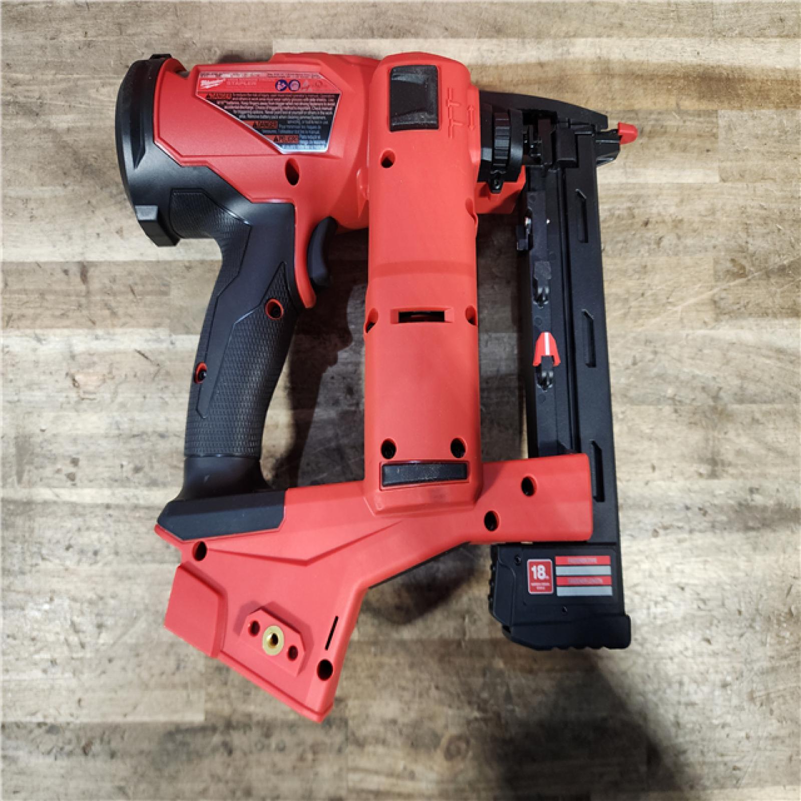 HOUSTON LOCATION - AS-IS Milwaukee FUEL 18-Volt Lithium-Ion Brushless Cordless 18-Gauge 1/4 in. Narrow Crown Stapler (Tool-Only)