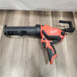 AS-IS- Milwaukee M12 12V Cordless 10oz Caulk/Adhesive Gun (Tool Only)