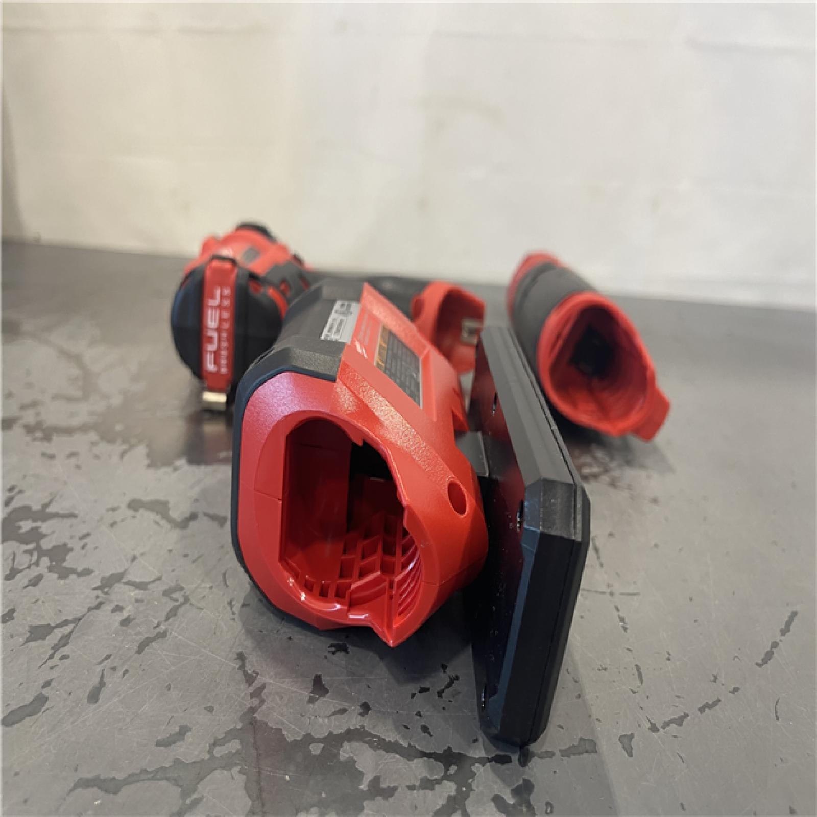 AS-IS- M12 12V Lithium-Ion Cordless Screwdriver, 3/8 in. High Speed Ratchet, Light Combo Kit (3-Tool) W/ 2 Batteries & Charger