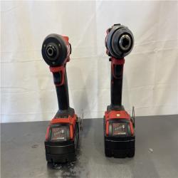 AS-IS- MILWAUKEE FUEL 18V Lithium-Ion Brushless Cordless Hammer Drill and Impact Driver Combo Kit