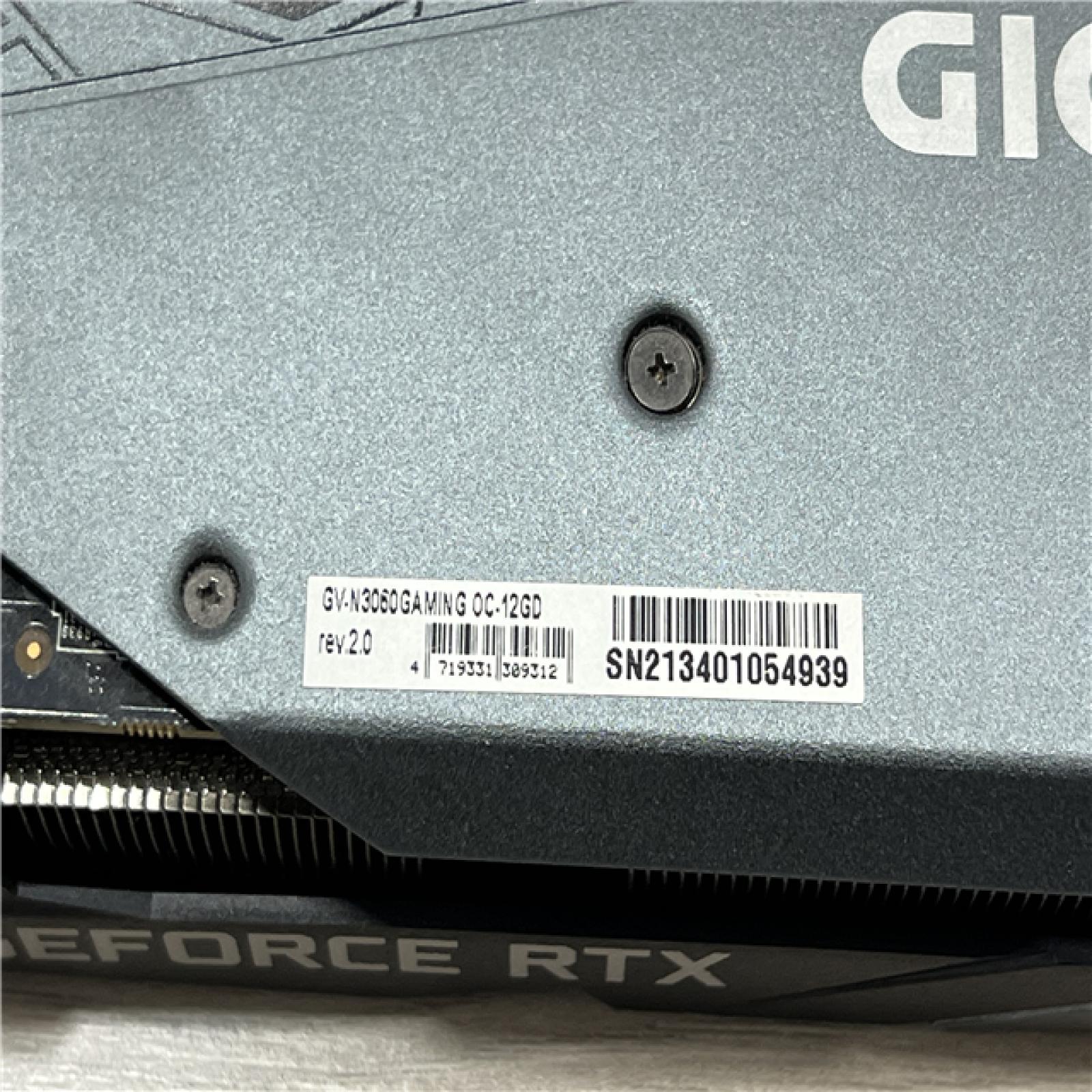 AS-IS Gigabyte GeForce RTX 3060 Gaming OC 12GB GDDR6 Graphics Card