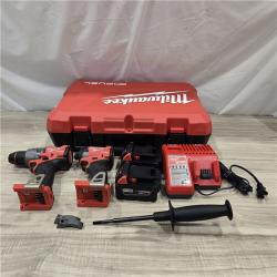 AS-IS MILWAUKEE FUEL 18V Cordless Hammer Drill and Impact Driver Combo Kit