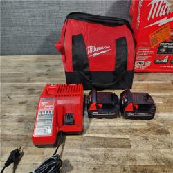 HOUSTON LOCATION - AS-IS Milwaukee M18 18V Lithium-Ion Brushless Cordless Compact Drill/Impact Combo Kit (2-Tool) W/(2) 2.0 Ah Batteries  Charger & Bag