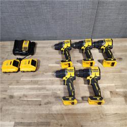 HOUSTON LOCATION - AS-IS DEWALT 5 TOOL COMBO KIT W/ (2) BATTERY & CHARGER