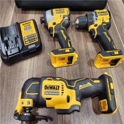 AS-IS DeWalt 20V MAX ATOMIC Cordless Brushless 3 Tool Combo Kit
