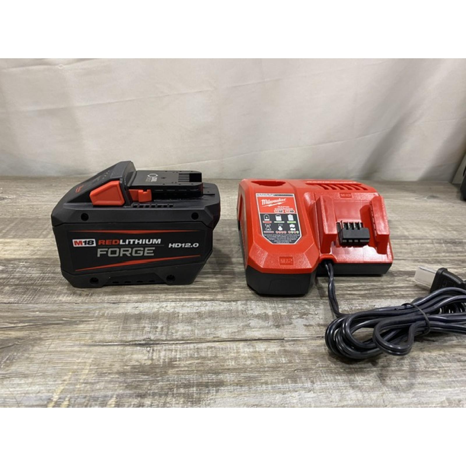 AS-IS Milwaukee 18-Volt Lithium-Ion REDLITHIUM FORGE Starter Kit