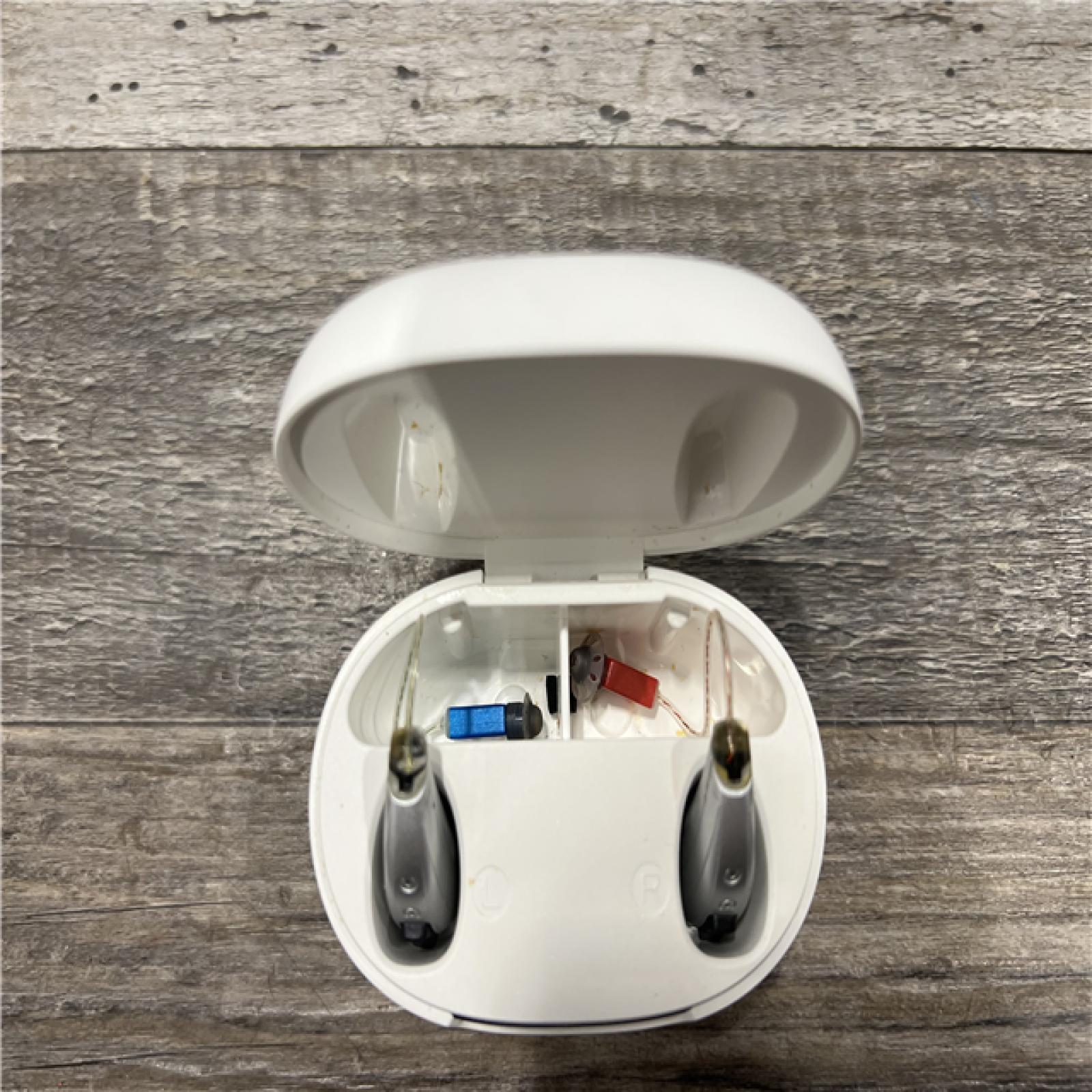 AS-IS CONTROL by HearingAssist FDA Registered Rechargeable OTC Hearing Aid Kit, Silver