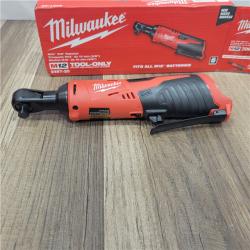 AS-IS MILWAUKEE 2457-20 .38 in. M12 Cordless Ratchet Only