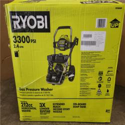 Phoenix AS-IS RYOBI 3300 PSI 2.4 GPM Cold Water Gas Pressure Washer with 212cc Engine