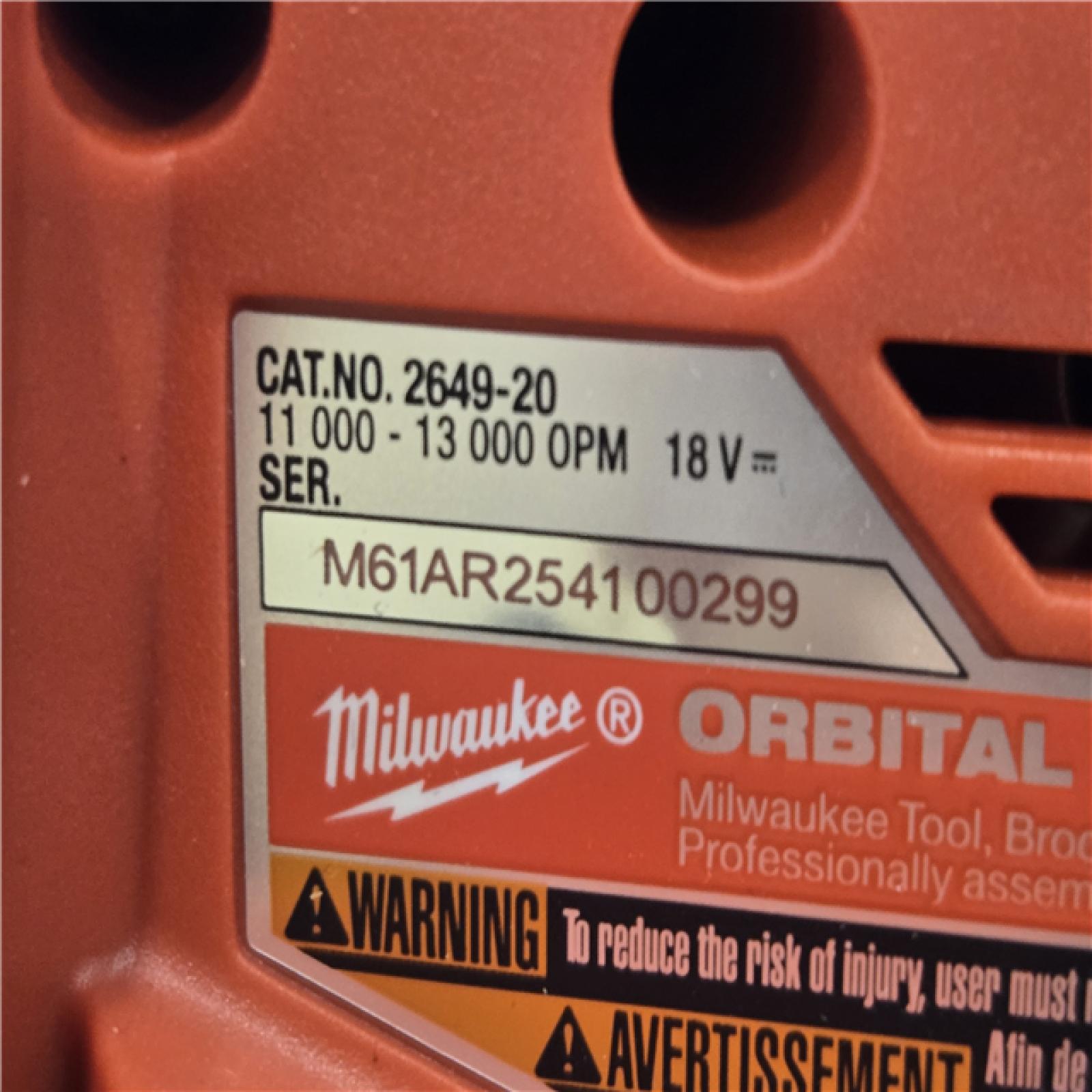 AS-IS Milwaukee 1/4 in. Sheet Sander (Tool-Only)