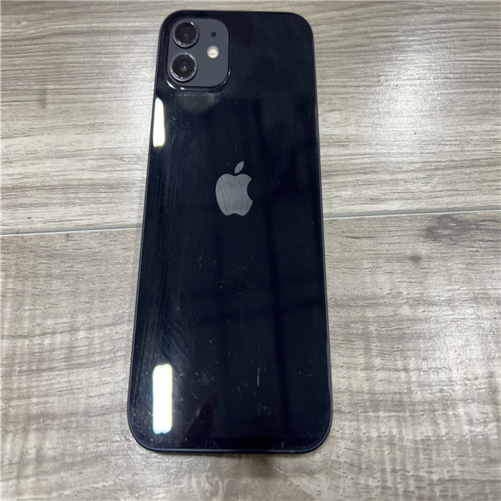 AS-IS Apple iPhone 12 5G 64GB Black MMPT3LL/A