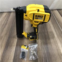 AS-IS DEWALT 20V MAX XR Lithium-Ion Electric Cordless 18-Gauge Brad Nailer (Tool Only)
