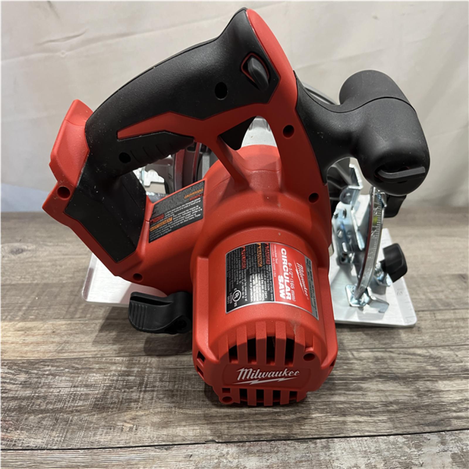AS-IS Milwaukee 18V Lithium-Ion Cordless 6-1/2 in. Circular Saw (Tool-Only)