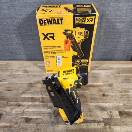 HOUSTON LOCATION - AS-IS DEWALT 20-Volt 30° Cordless Framing Nailer (Tool-Only)