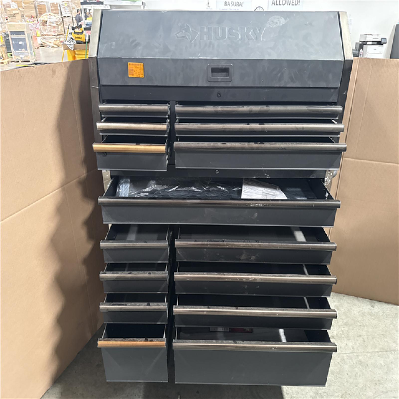 CALIFORNIA AS IS HUSKY 15 DRAWER COMBO