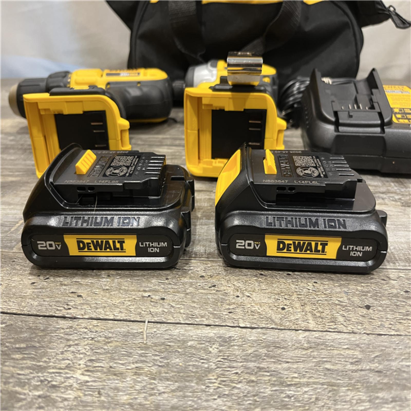 AS-IS DEWALT 20V MAX Cordless Drill/Impact 2 Tool Combo Kit