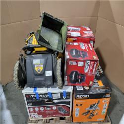 CALIFORNIA AS-IS OUTDOOR POWER EQUIPMENT