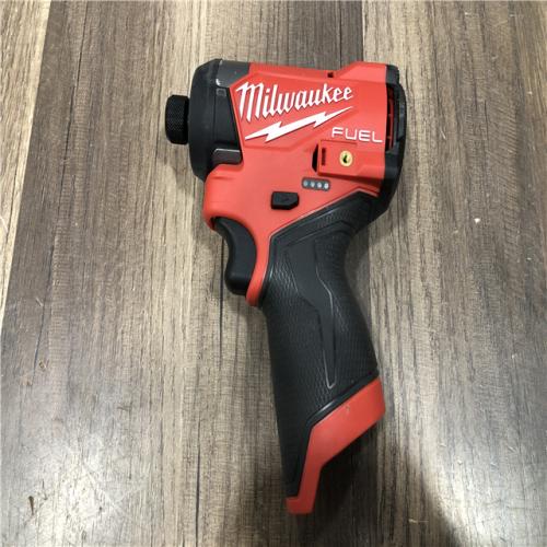 AS-IS Milwaukee FUEL 12V Lithium-Ion Brushless Cordless 1/4 in. Hex Impact Driver (Tool-Only)